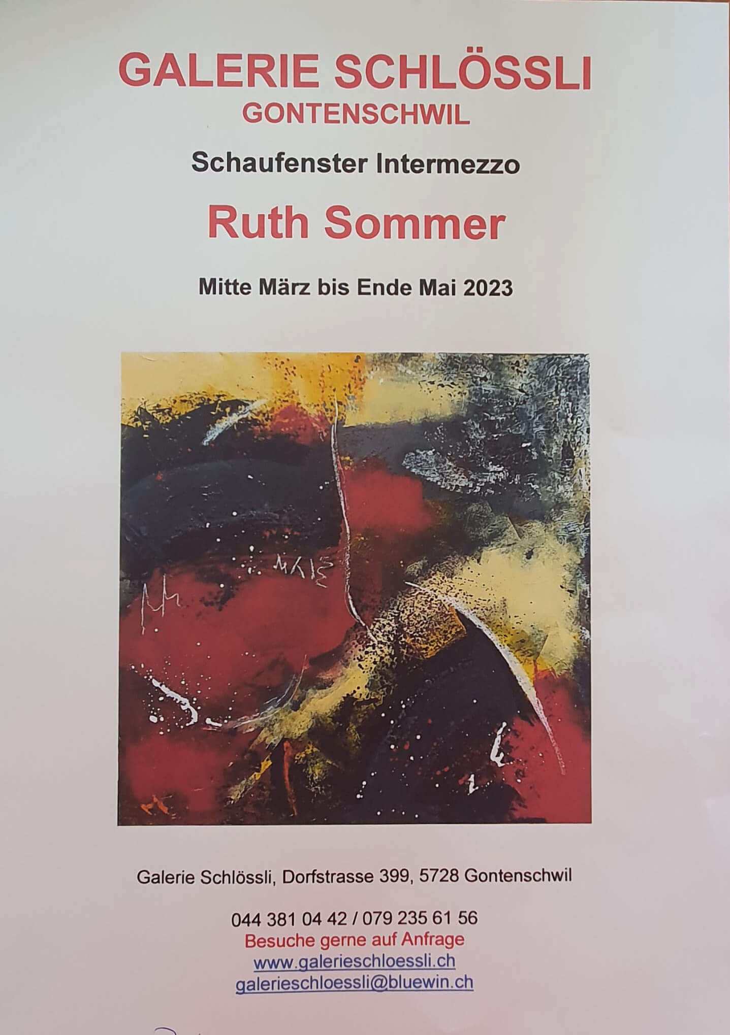 flyer-galerie-schloessli Flyer Galerie Schlössli Ausstellung